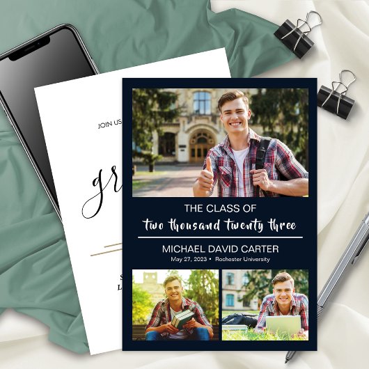 Aankondiging van de Universiteit van 2023 afstuder