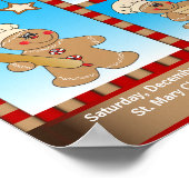 Aankondiging van de verkoop van Gingerbrood Cookie Poster (Hoek)