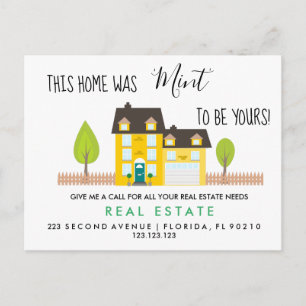 aankondiging van de verwijzing van de makelaardij 