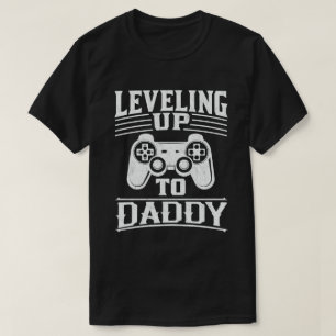Aankondiging van de zwangerschap bij de pappa Game T-shirt