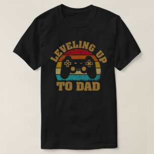 Aankondiging van de zwangerschap bij de pappa Game T-shirt