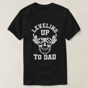 Aankondiging van de zwangerschap bij de pappa Game T-shirt