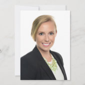 Aankondiging van diploma-uitreikingsfeest voor ver (Achterkant)