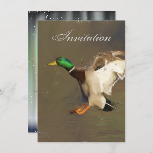 Aankondiging van Duck Party (Voorkant / Achterkant)