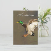 Aankondiging van Duck Party (Staand voorkant)