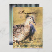 Aankondiging van Duck Party (Voorkant / Achterkant)