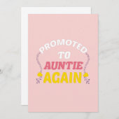 Aankondiging van een acute zwangerschap:promoten b (Voorkant / Achterkant)