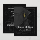 Aankondiging van een Afstuderen voor verpleegkunde (Voorkant / Achterkant)