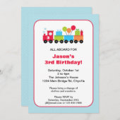 Aankondiging van een "Birthday Train" (Voorkant / Achterkant)