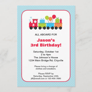 Aankondiging van een "Birthday Train"