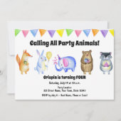 Aankondiging van een feestdag voor dieren (Voorkant)