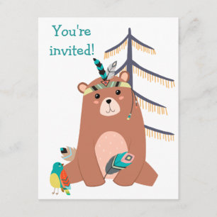 Aankondiging van een tribaal Beer op zaterdag