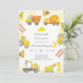 Aankondiging van een uitnodiging voor de bouw (Staand voorkant)