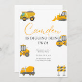 Aankondiging van een uitnodiging voor de bouw (Voorkant / Achterkant)