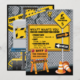 Aankondiging van een uitnodiging voor de bouw