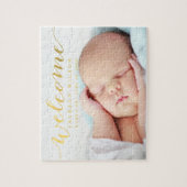 Aankondiging van Elegant Baby Birth Legpuzzel (Verticaal)