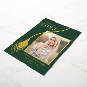 Aankondiging van Elegant Gold Foil Tassel Afstuder (Gedraaid)