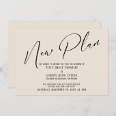 Aankondiging van Elegant Handwriting New Plan Crea (Voorkant / Achterkant)