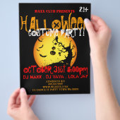 Aankondiging van evenementen van Halloween Party D Flyer (Hand)
