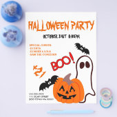 Aankondiging van evenementen van Halloween Party D Flyer (Enkel)