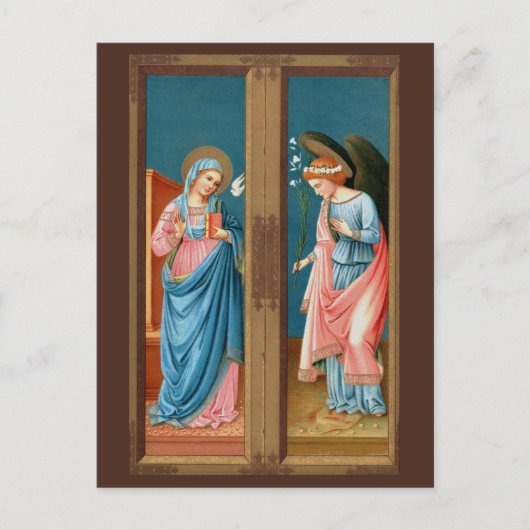 Aankondiging van F. Lippi (M 038) Briefkaart (Voorkant)