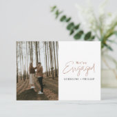 Aankondiging van foto-aankondigingsfeestje (Staand voorkant)