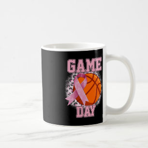 Aankondiging van gamedag borstkanker Basketball Ta Koffiemok