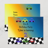 Aankondiging van geboorte door middel van racebest (Voorkant / Achterkant)