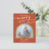 Aankondiging van geboorte Lijst van Chic Script Ar (Staand voorkant)