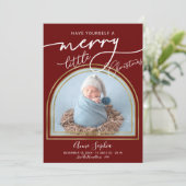 Aankondiging van geboorte Lijst van Chic Script Ar (Staand voorkant)