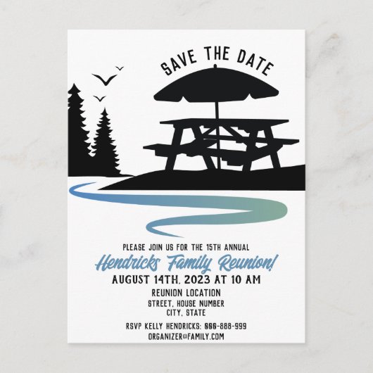 Aankondiging van gezinshereniging Briefkaart (Voorkant)