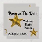 Aankondiging van gezinshereniging Gold Star Reserv (Voorkant / Achterkant)