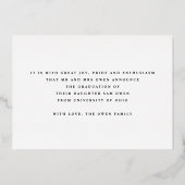 Aankondiging van Gold Foil-fotoframes (Achterkant)