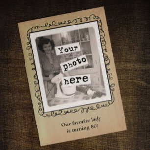 Aankondiging van  groepsfotosjabloon voor  stijl