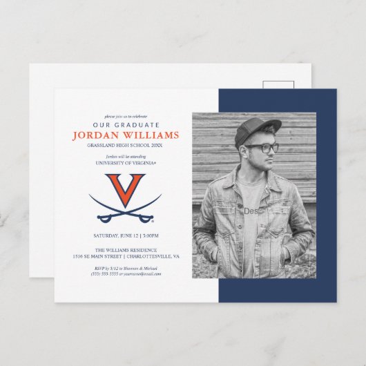 Aankondiging van het Afstudeerder Future Virginia (Voorkant / Achterkant)