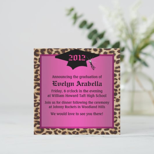 Aankondiging van het Afstuderen Cheetah (Staand voorkant)