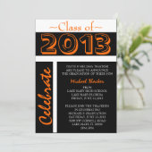 Aankondiging van het Afstuderen Cute Elegant/Uitno (Staand voorkant)