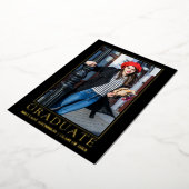 Aankondiging van het Afstuderen Modern Black Gold (Gedraaid)