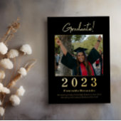 Aankondiging van het Afstuderen Modern Black Gold