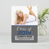 Aankondiging van het Afstuderen Sassy Stripes (mar (Staand voorkant)