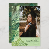 Aankondiging van het Afstuderen Tropische botanisc (Voorkant / Achterkant)