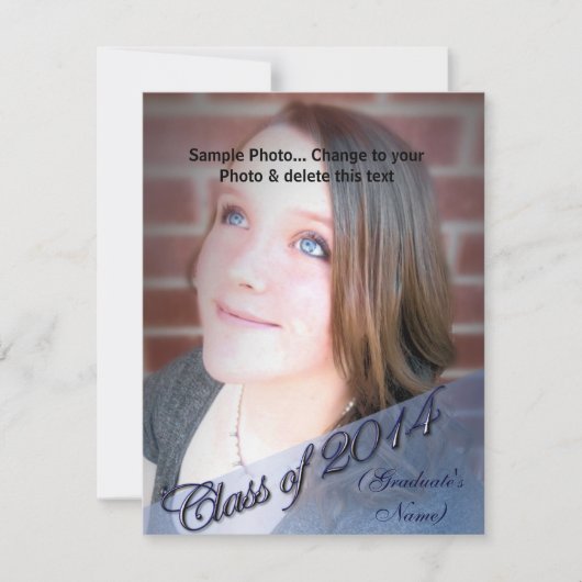 Aankondiging van het afstuderen, uitnodiging (Voorkant)