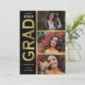 Aankondiging van het Afstuderen van de foto's van (Staand voorkant)