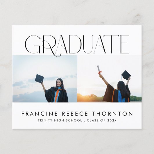 Aankondiging van het Afstuderen van de Goedkope Fo (Voorkant)