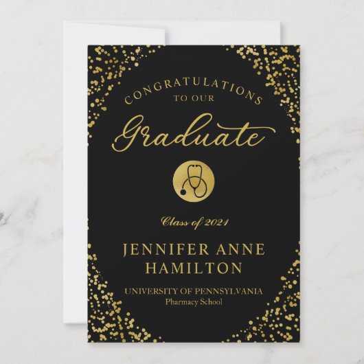 Aankondiging van het Afstuderen van de Medische Ve (Voorkant)