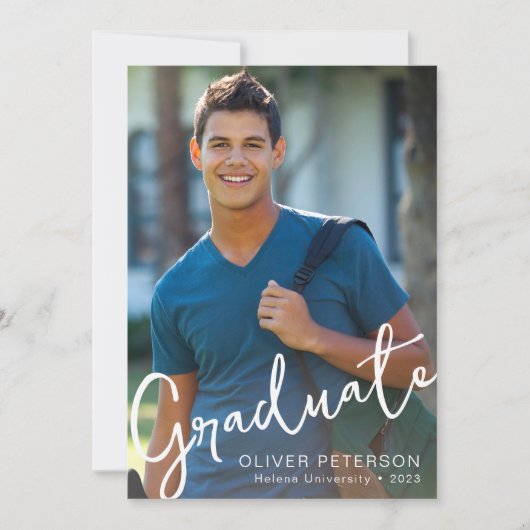 Aankondiging van het Afstuderen van de Overlay-out (Voorkant)