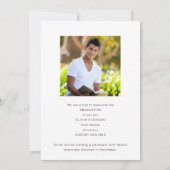 Aankondiging van het Afstuderen van de Overlay-out (Achterkant)