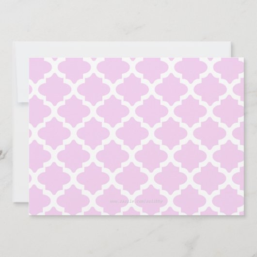 Aankondiging van het Afstuderen van de peulroze El (Achterkant)