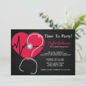 Aankondiging van het Afstuderen van de Stethoscoop (Staand voorkant)