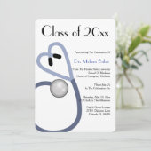 Aankondiging van het Afstuderen van de Stethoscoop (Staand voorkant)